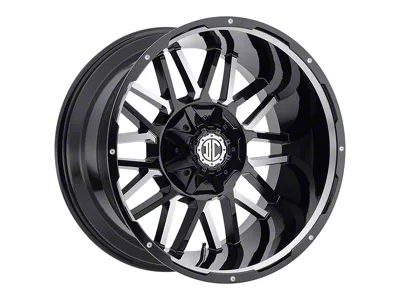 Xtreme Offroad NX-12 Midnight Black Milled 6-Lug Wheel; 17x9; 0mm Offset (21-25 F-150)