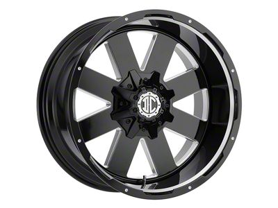 Xtreme Offroad NX-18 Midnight Black Milled 6-Lug Wheel; 20x10; -25mm Offset (21-25 F-150)