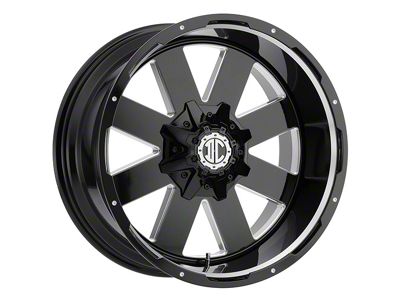 Xtreme Offroad NX-18 Midnight Black Milled 6-Lug Wheel; 20x10; -25mm Offset (21-24 F-150)