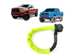 Yankum Ropes 7/16-Inch x 10-Inch Soft Shackle with Chafe Guard; Hi-Vis 