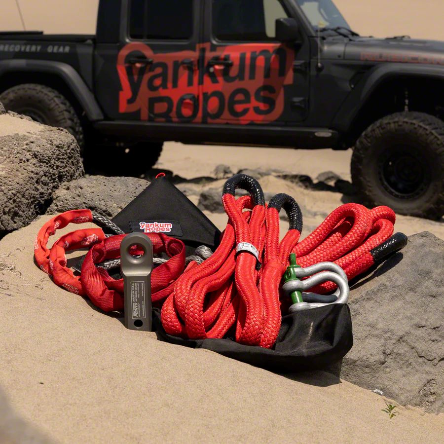 Yankum Ropes F150 Large Pro OffRoad Recovery Kit PPRO7830 Free Shipping