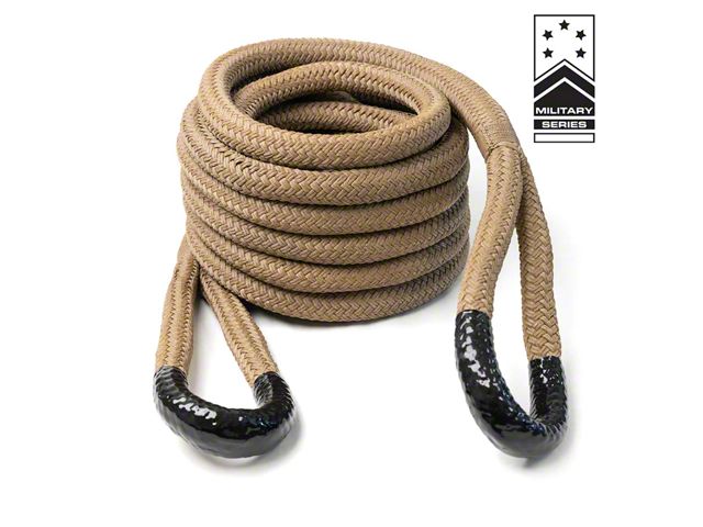 Yankum Ropes F-250 Super Duty 5/8-Inch x 30-Foot Kinetic Rope; Desert ...