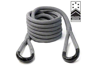 Yankum Ropes 7/8-Inch x 30-Foot Kinetic Rope; Gray