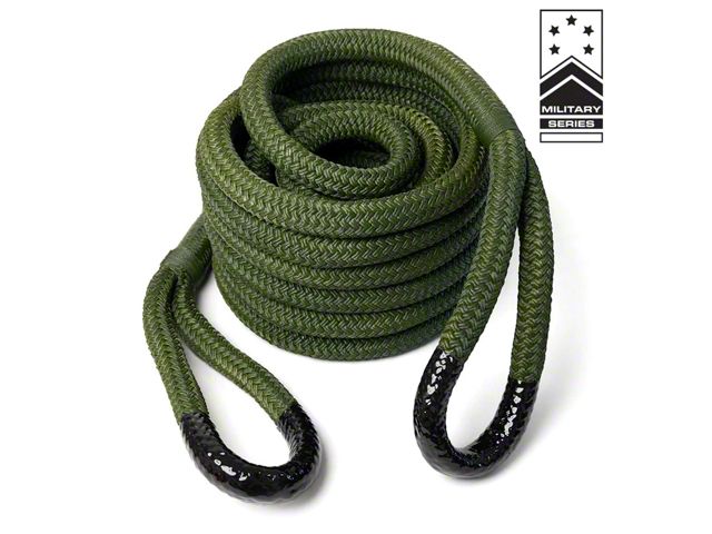 Yankum Ropes 7/8-Inch x 30-Foot Kinetic Rope; OD Green