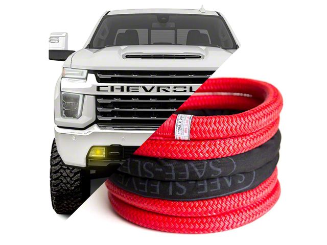 Power Ranger Ropes Yankum Ropes Ranger 1-Inch x 30-Foot Kinetic Recovery Rope WBC00130 ...