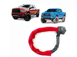 Yankum Ropes 7/16-Inch x 10-Inch Soft Shackle with Chafe Guard; Red