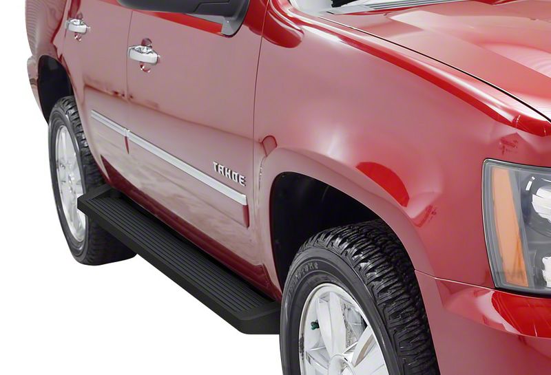 Yukon 6Inch iRunning Boards; Black (0720 Yukon w/o Z71 Package