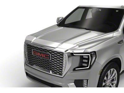 Aeroskin Hood Protector; Chrome (21-24 Yukon)