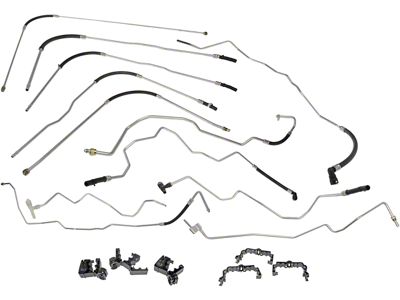 Auxiliary Air Conditioning and Heater Line Assembly; Auxiliary Evaporator to Auxiliary Heater (07-14 Yukon, Excluding Denali Hybrid)