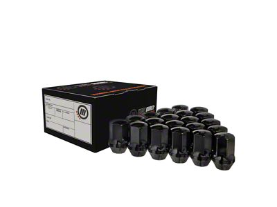 Black OE Style Lug Nuts; M14x1.5; Set of 24 (07-25 Yukon)