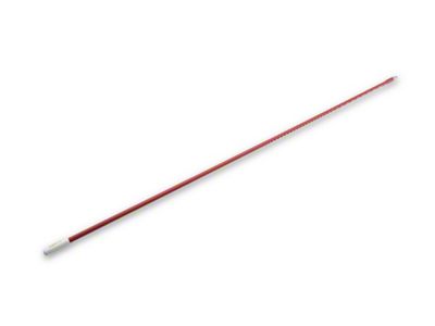 CB Antenna with Tuneable Tip; 4-Foot; Red (Universal; Some Adaptation May Be Required)