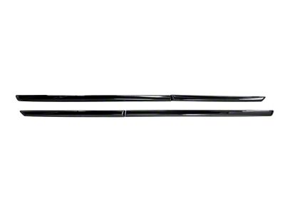 Chrome Delete Body Side Moldings; Gloss Black (21-25 Yukon)