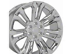 CV43 Chrome 6-Lug Wheel; 22x9; 24mm Offset (21-26 Yukon)