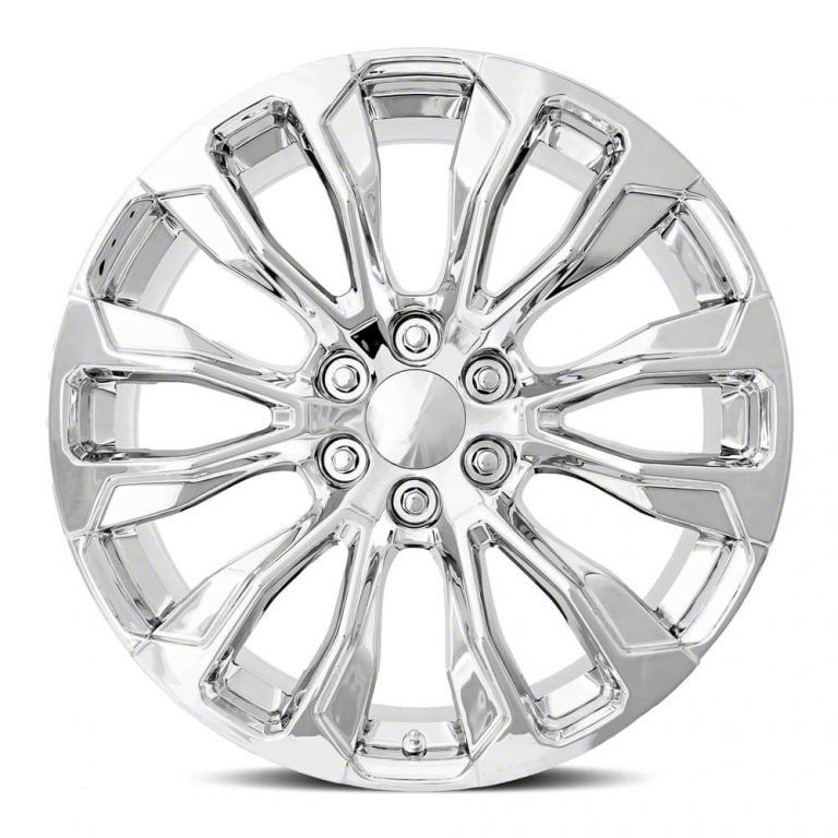 Yoking さま　CHROME Yukon Denali 12-Spoke Replica Chrome 6-Lug Wheel; 24x10