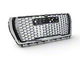 Denali Style Mesh Upper Replacement Grille; Chrome (21-23 Yukon)