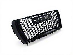 Denali Style Mesh Upper Replacement Grille; Gloss Black (21-23 Yukon)