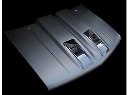 Dual Cowl Ram Air Style Hood; Unpainted (92-99 Yukon)