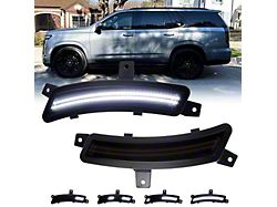 Dynamic LED Side Marker Lights; White; Smoked (25-26 Yukon)