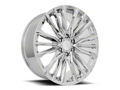 Escalade Platinum V Replica Chrome 6-Lug Wheel; 22x9; 28mm Offset (21-25 Yukon)