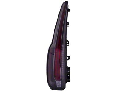 Escalade Style Conversion Tail Light; Black Housing; Clear Lens; Driver Side (15-20 Yukon)
