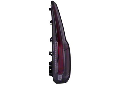 Escalade Style Conversion Tail Light; Black Housing; Clear Lens; Passenger Side (15-20 Yukon)