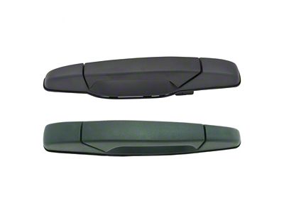 Exterior Door Handles; Rear; Black (07-14 Yukon)