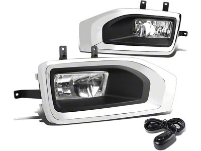Factory Style Fog Lights with Switch; Clear (15-18 Yukon)