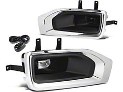 Factory Style LED Fog Lights with Switch; Smoked (15-18 Yukon)