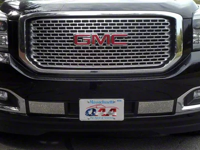 Front Bumper Trim; Stainless Steel (15-20 Yukon)