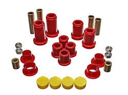 Front Control Arm Bushings; Red (2007 Yukon)
