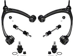 Front Upper Control Arms with Lower Ball Joints and Sway Bar Links (07-12 Yukon w/ Aluminum Control Arms)