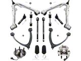 Front Upper and Lower Control Arms with Hub Assemblies, Sway Bar Links and Tie Rods (07-13 Yukon w/ Stock Aluminum Control Arms)