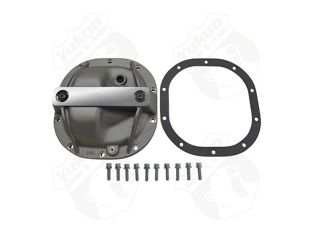 Yukon Gear Differential Cover; Rear; Ford 8.80-Inch; 3.25-Inch Outside Diameter Pinion Bearing; Aluminum (97-10 F-150)