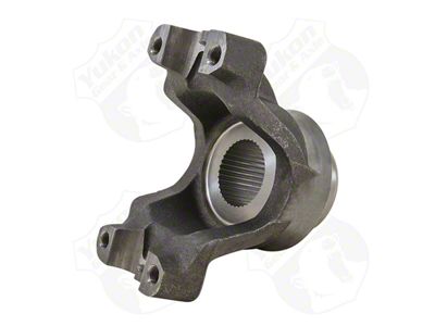 Yukon Gear Differential End Yoke; Rear Differential; Dana 80; Strap Style Pinion Yoke; 37-Spline; Fits 1550 U-Joint; 1.38-Inch Cap Diameter and 5.25-Inch Cap to Cap (11-15 F-350 Super Duty)