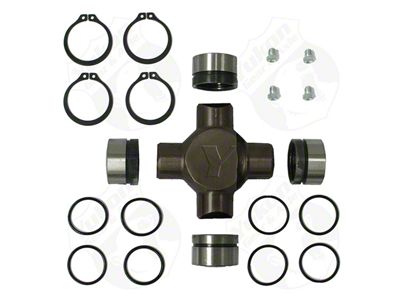 Yukon Gear Universal Joint; Front; Dana 60; Reverse Rotation; Chrome Moly Super Joint; With Full Circle Clips (11-15 4WD F-350 Super Duty)
