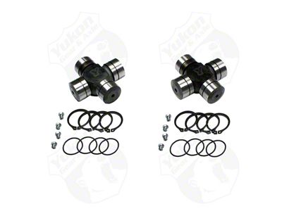 Yukon Gear Universal Joint; Front; Dana 60; Reverse Rotation; 2-Piece Chrome Moly Super Joints (11-15 4WD F-350 Super Duty)