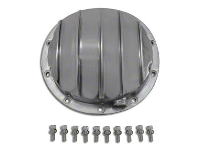 Yukon Gear Finned Polished Aluminum Differential Cover; 8.5-Inch and 8.6-Inch (07-13 Silverado 1500)