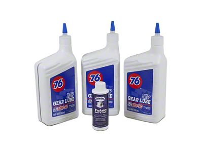 Yukon Gear Differential Oil; 4-Quart Redline Synthetic Shock Proof Oil; 75W250 (02-10 RAM 1500)