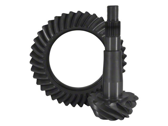 Yukon Gear Differential Ring and Pinion; Rear; Chrysler 8.25-Inch; C213; Ring and Pinion Set; 3.55-Ratio; Double Drilled (02-04 4WD RAM 1500)