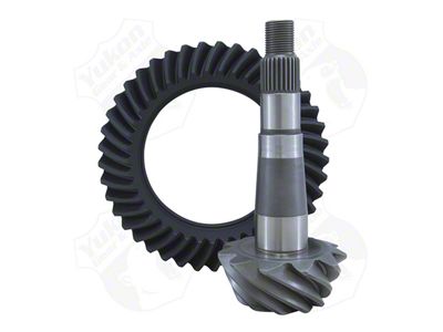 Yukon Gear Differential Ring and Pinion; Rear; Chrysler 8.25-Inch; C213; Ring and Pinion Set; 4.11-Ratio; Double Drilled (02-04 4WD RAM 1500)