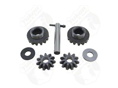 Yukon Gear Differential Carrier Gear Kit; Rear Axle; GM 9.50-Inch; 14-Bolt Cover; 33-Spline; Spider Gear Set; With Flat Backed Pinion Gears (03-06 4WD RAM 2500)