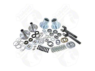 Yukon Gear Locking Hub Conversion Kit; Chrysler 9.25-Inch Front, Spin Free Locking Hub Conversion Kit (2009 4WD RAM 2500)