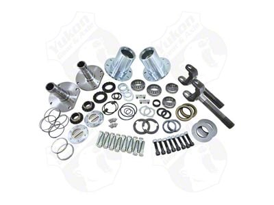 Yukon Gear Locking Hub Conversion Kit; Chrysler 9.25-Inch Front; Spin Free Locking Hub Conversion Kit (2010 4WD RAM 2500)