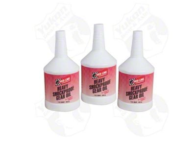 Yukon Gear Differential Oil; 3-Quart Redline Synthetic Shock Proof Oil; 75W250 (03-10 RAM 3500)