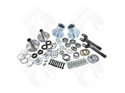 Yukon Gear Locking Hub Conversion Kit; Chrysler 9.25-Inch Front, Spin Free Locking Hub Conversion Kit (2009 4WD RAM 3500)