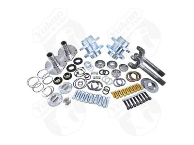 Yukon Gear Locking Hub Conversion Kit; Chrysler 9.25-Inch Front; Spin Free Locking Hub Conversion Kit; Fits Trucks With Dual Rear Wheels (2010 4WD RAM 3500)