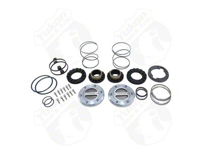 Yukon Gear Locking Hub Kit; Dana 60; 35-Spline; Yukon Hardcore Locking Hub Set; Fits Yukon Spin Free Kit (03-08 RAM 3500)