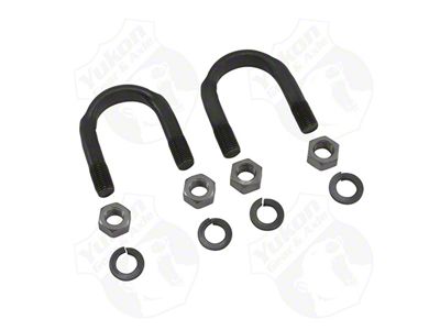 Yukon Gear Universal Joint U-Bolt Kit; Rear; 1480 and 1550; U-Joint and U-Bolt Kit; For 1.375-Inch Cap Diameter (03-10 RAM 3500)