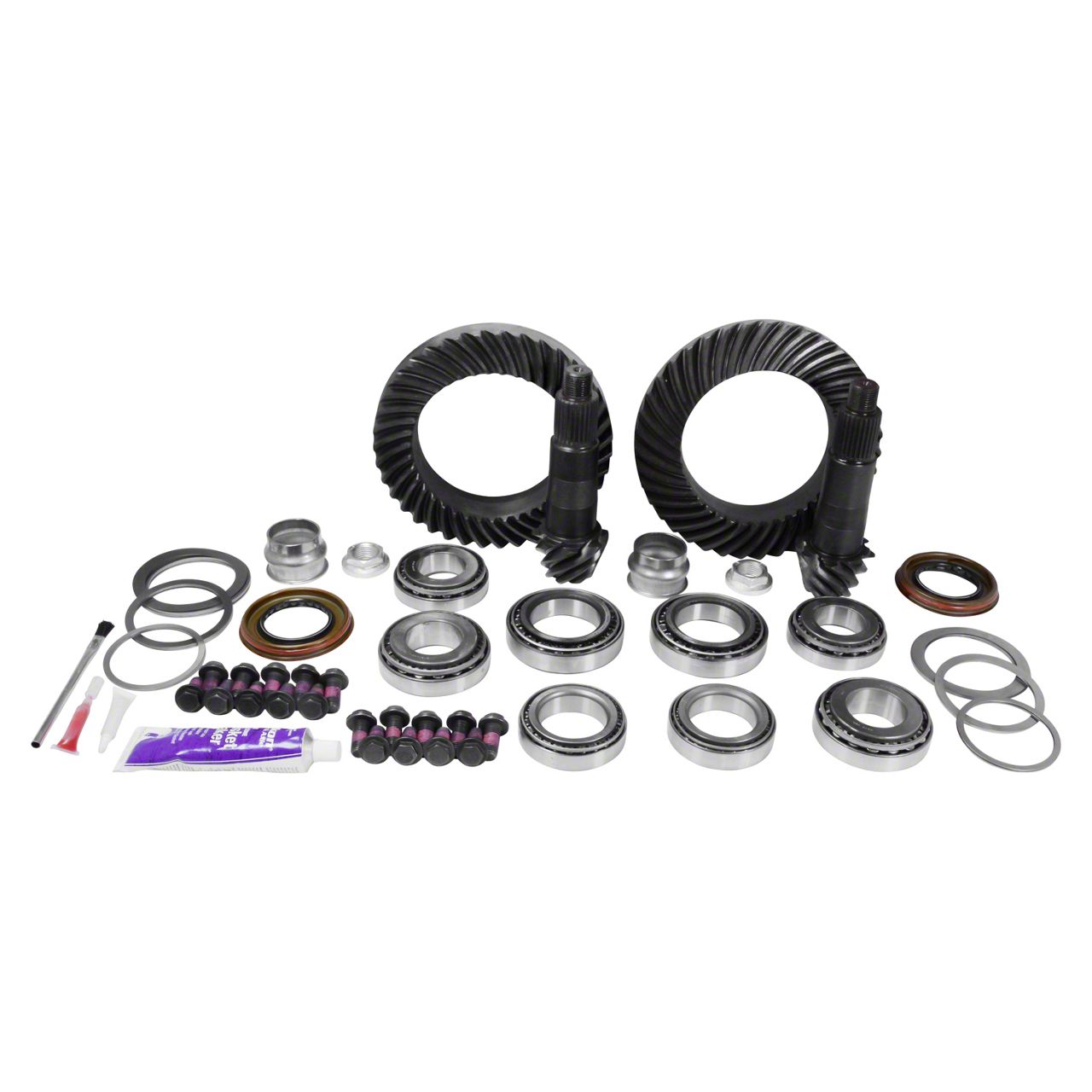 Yukon Gear Ranger Dana M190 Front Axle M220 Rear Axle Ring and Pinion Gear Kit with Install Kit 4.88 Gear Ratio YGK161 19 23 Ranger Free Shipping