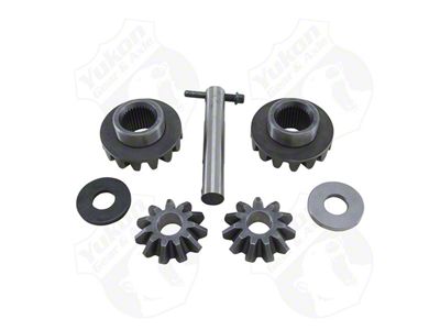 Yukon Gear Differential Carrier Gear Kit; Rear Axle; GM 9.50-Inch; 14-Bolt Cover; 33-Spline; Spider Gear Set; With Flat Backed Pinion Gears (99-13 Sierra 1500)